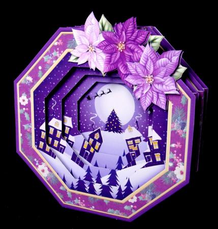 Christmas Eve Visit from Santa Octatunnel Kit by Dianne Jackson