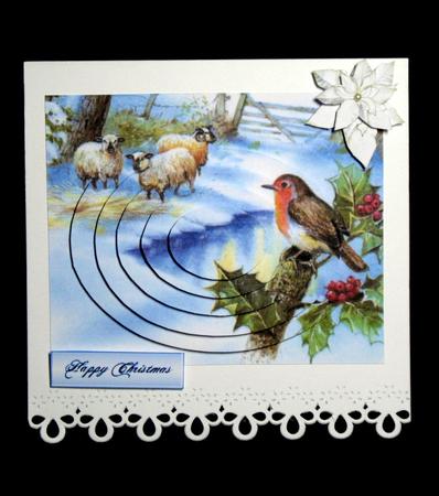 Little Robin in a Field, Oval Pyramids by Dianne Jackson