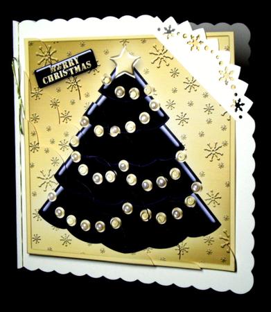 8 x 8 Xmas Tree Kit with Scalloped Corners by Dianne Jackson