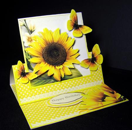 Easelcard with a Swing Yellow 736 by Dianne Jackson