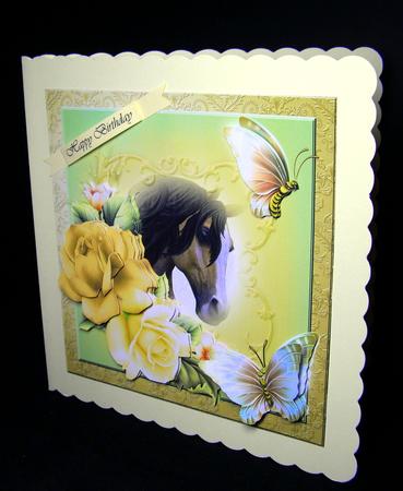 Horse Mini Kit with Decoupage by Dianne Jackson