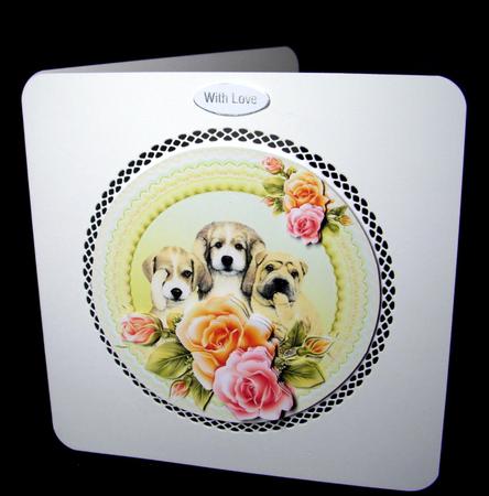 Plate and Stand Card by Dianne Jackson