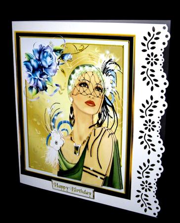 Stunning Flapper Lady No 16 Mini Kit by Dianne Jackson