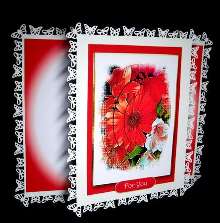 Floral Splendour - Ravishing Red by Dianne Jackson