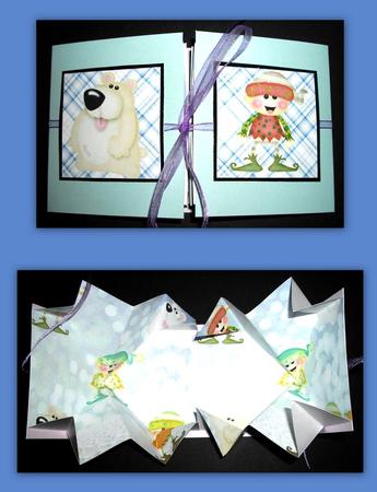 Santa's Little Helpers Exploding Card by Dianne Jackson