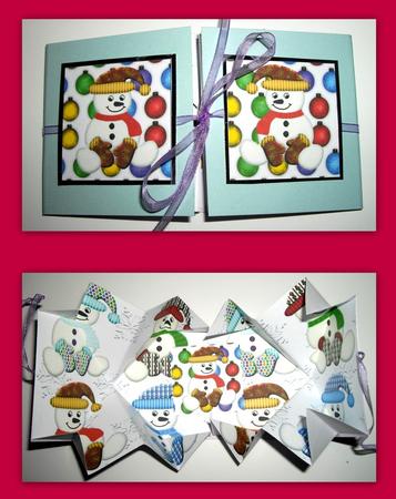 Cutest Snowmen Ever! Exploding Card by Dianne Jackson