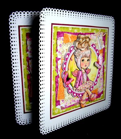 Cute Angel Cardtopper 796 by Dianne Jackson