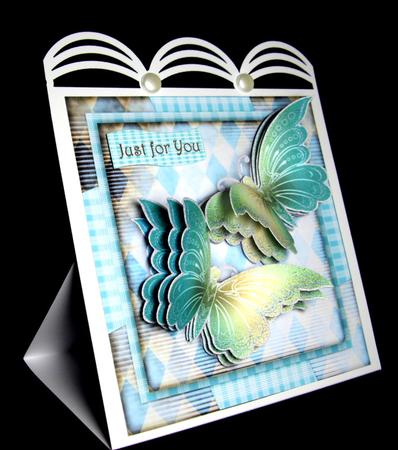 Beautiful Butterflies in Vintage Green Mini Kit by Dianne Jackson