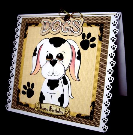 Cute Doggie Dalmatian by Dianne Jackson