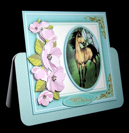 Lovely Free Spirit in a Oval Frame  by Dianne Jackson