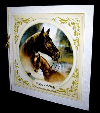 Beautiful Mother and Foal, Pyramid by Dianne Jackson
