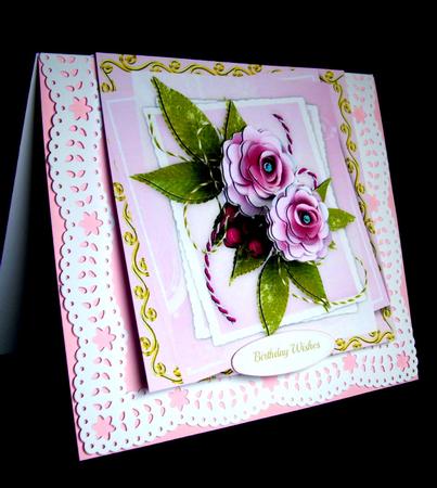Simple Rose Spray  by Dianne Jackson