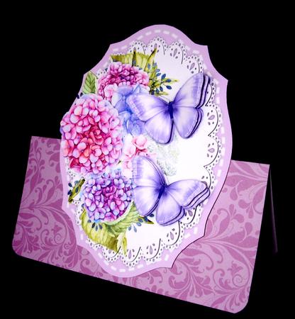 Lovely Hydrangers and Butterflys by Dianne Jackson
