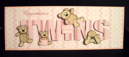 Twin Girls Dl Teddies by Dianne Jackson