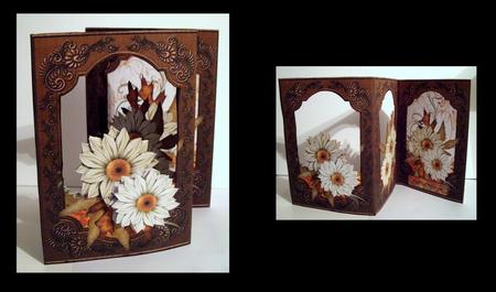 Fall Flowers - Concertina by Dianne Jackson