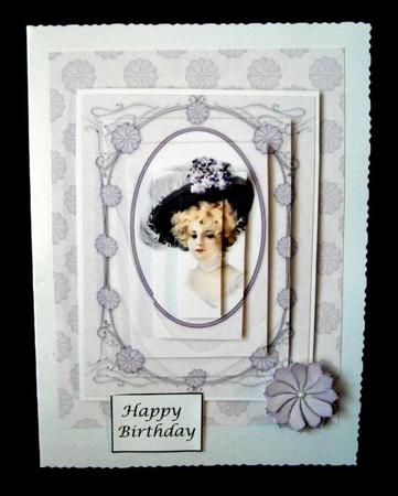 Bygone Beauty Backing Sheet 2 by Dianne Jackson