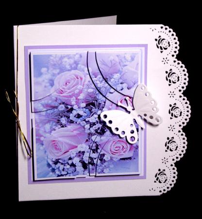 Roses Corner Stacker Lilac by Dianne Jackson