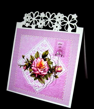 Roses Lace and Pearls by Dianne Jackson
