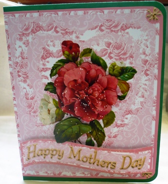 Happy Mothers Day Folded Card by Di Simpson