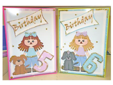 5th & 6th Birthday Toppers by Di Simpson