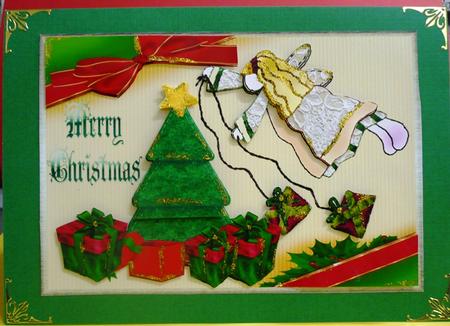 Christmas Angel with 3D Elements by Di Simpson