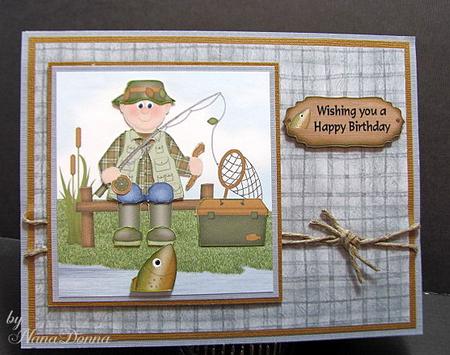 Fishing Phill by Donna Cervantez