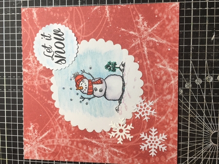 Snow Flurry A4 Backing Paper - Bright Shade Featured Gallery Photo