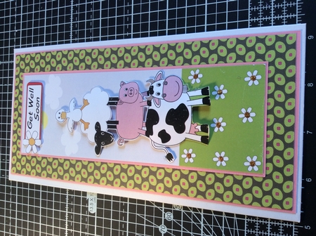 Farm Animal Frolics Large Dl by Donna Girling
