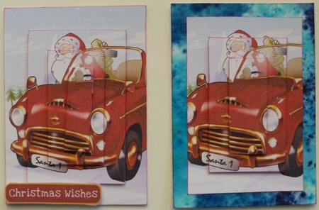 Santas New Sleigh Pyramid by Donna Ritchie