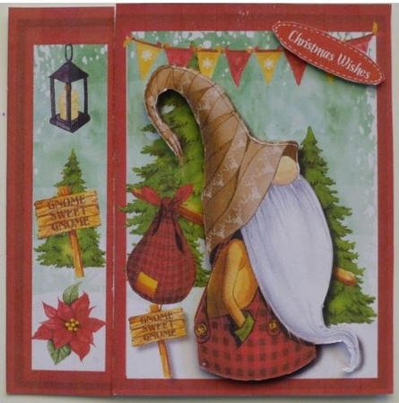 Christmas Travelling Gnome  by Donna Ritchie