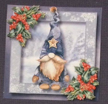 Christmas Gnome & Holly Bumper Kit by Donna Ritchie