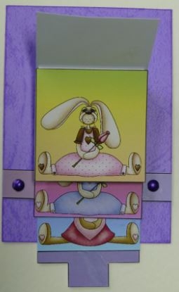 Cute Bunny Waterfall Sheet by Donna Ritchie