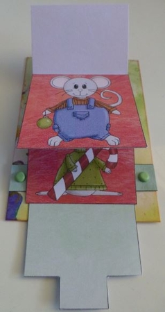 Christmas Mice Waterfall Sheet by Donna Ritchie