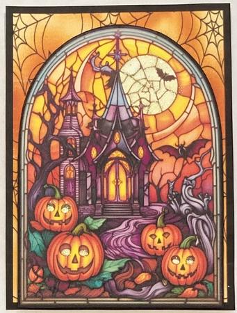 Happy Halloween Stained Glass Mini Kit by Donna Ritchie