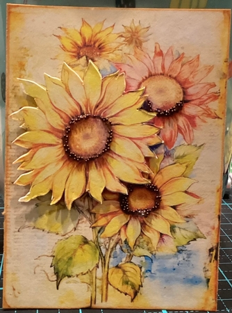 SunFlowers by Donna Ritchie