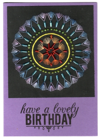 Ed062 Blue Mandala by Donna Ritchie