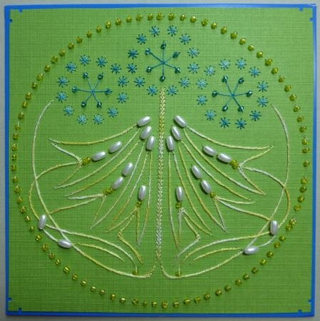 Ed064 Art Deco Mandala by Donna Ritchie