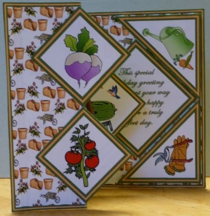 Fold Back Pop-up - Gardening by Donna Ritchie