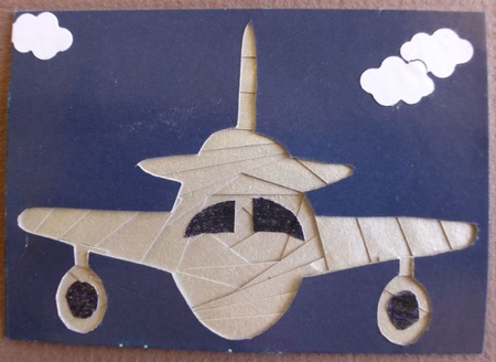 Airplane Frontview If by Donna Ritchie