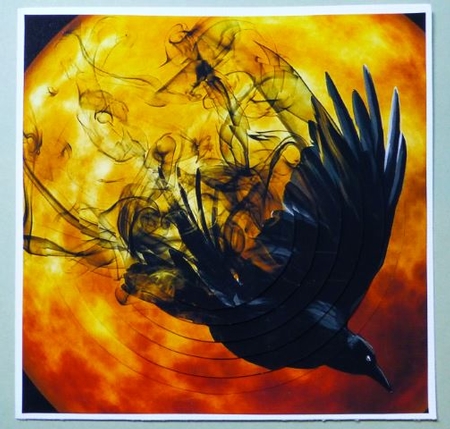 Ancient Magic - Mystic Raven 2 Pyrimage + Insert & Tag by Donna Ritchie