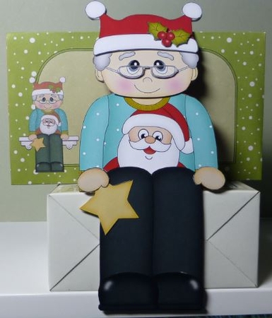 3D on the Shelf Card Kit - Christmas Jumper Old Man by Donna Ritchie