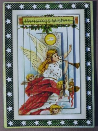 Christmas Angels Pyramid by Donna Ritchie
