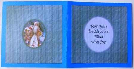 Square Bracket Santa C Insert by Donna Ritchie