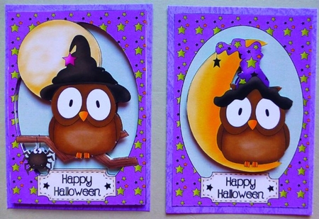 Halloween Cards Fronts 1 by Donna Ritchie