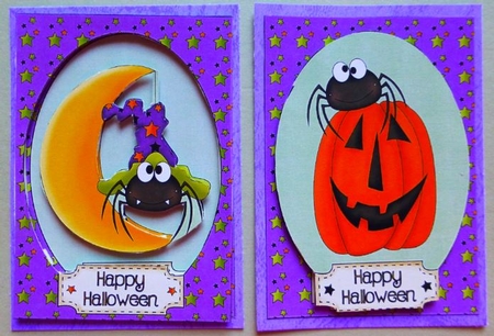 Halloween Cards Fronts 4 by Donna Ritchie