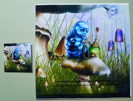 Fairy Tales - Wonderland Through The Looking Glass 2 - Pyrimage/Pyramid + Insert & Tag by Donna Ritchie