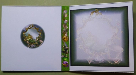 Fairy Tales - Wonderland Through The Looking Glass 9 - Pyrimage/Pyramid + Insert & Tag by Donna Ritchie