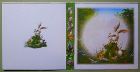 Fairy Tales - Wonderland Through The Looking Glass 10 - Pyrimage/Pyramid + Insert & Tag by Donna Ritchie