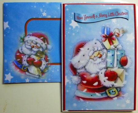 Santas Busy Day Twist & Pop Card by Donna Ritchie
