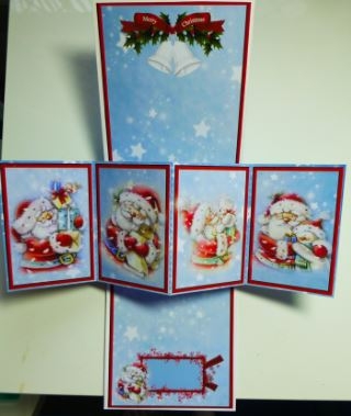Santas Busy Day Twist & Pop Card by Donna Ritchie